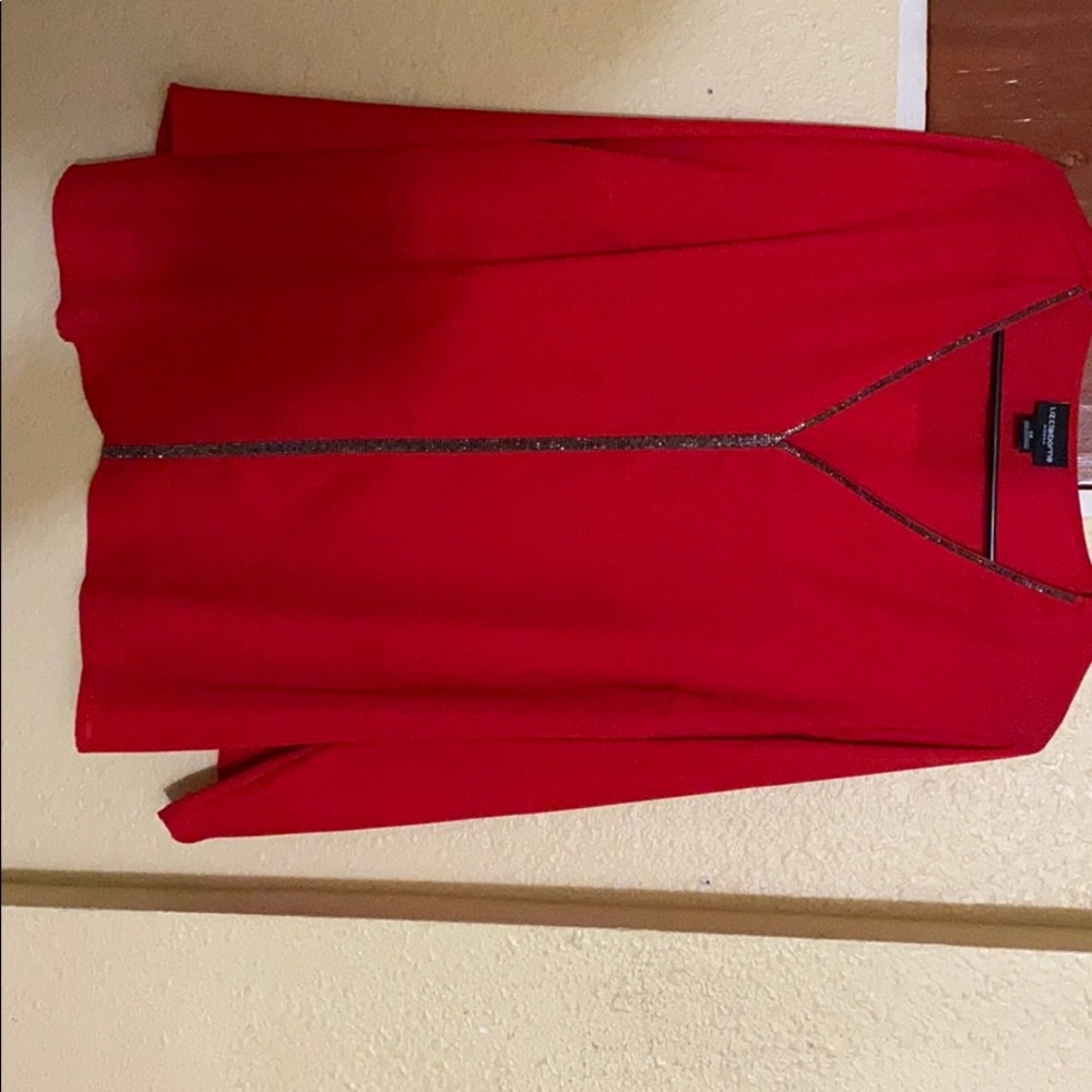 red blouse